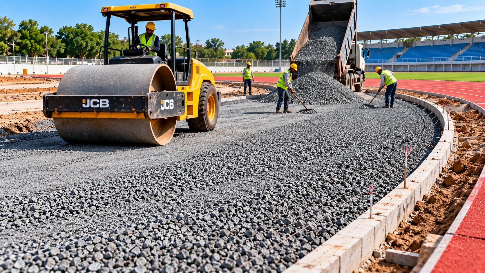 Athletic Track Construction in India